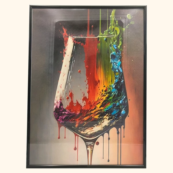 „Abstract Wine Glass„ kép