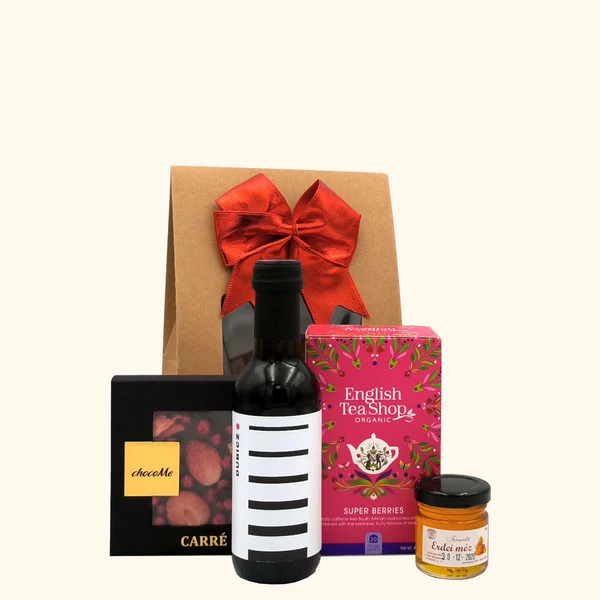 „Chateau Thé - Rosé„ bor ajándékcsomag rendelés - ajándék házhozszállítás