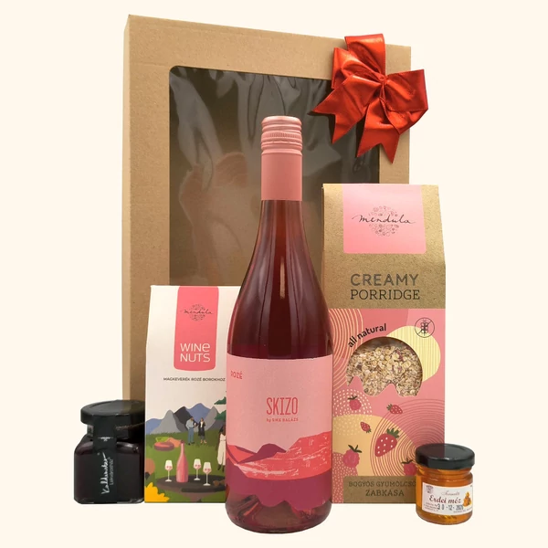 „Wine &amp;amp; Vitality - Rosé„ bor ajándékcsomag rendelés - ajándék házhozszállítás