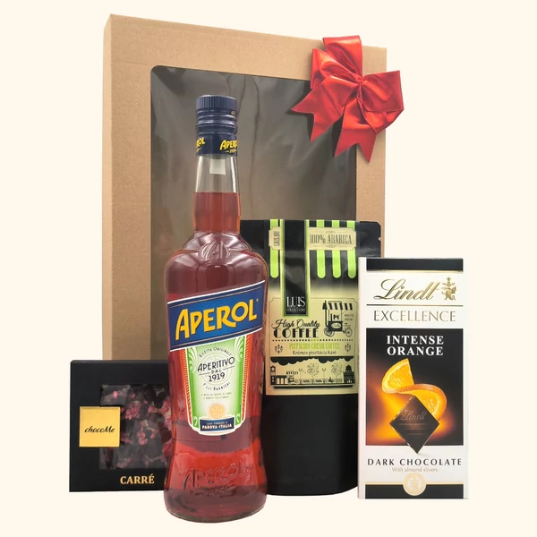 „Dolce Aperitivo„ keserűlikőr ajándékcsomag rendelés - ajándék házhozszállítás