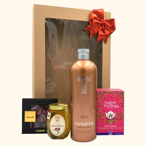 „Tatra Harmony Box„ tealikőr ajándékcsomag rendelés - ajándék házhozszállítás