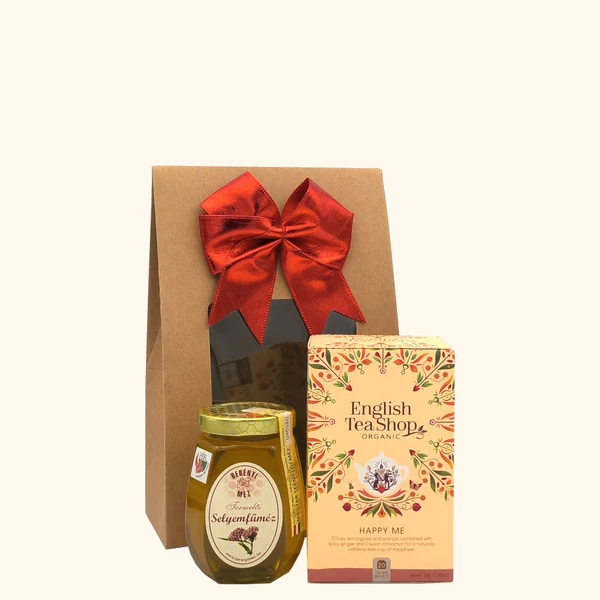 „Honey Tea Ritual - Happy„ ajándékcsomag rendelés - ajándék házhozszállítás