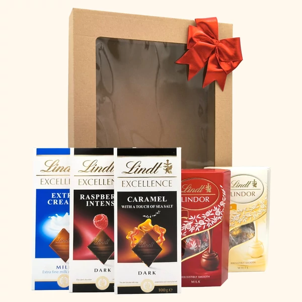 „Lindt Luxe Collection„ ajándékcsomag rendelés - ajándék házhozszállítás