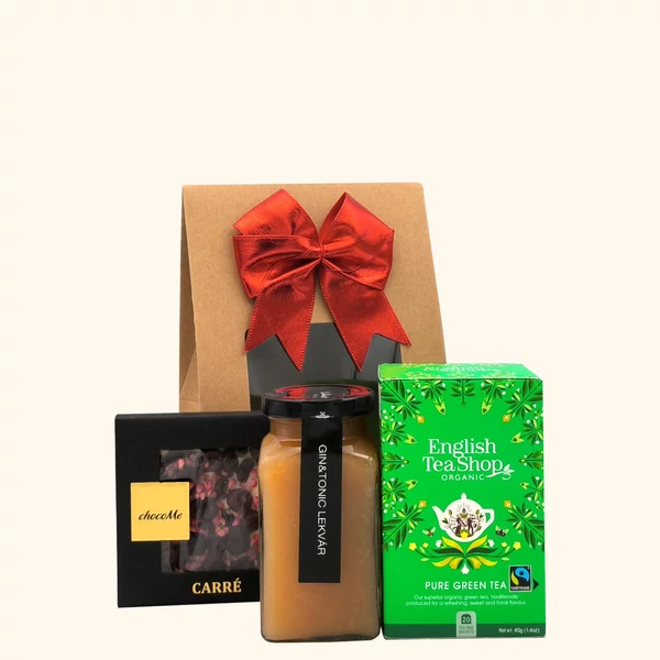 „Tea Time Treats - Green„ ajándékcsomag rendelés - ajándék házhozszállítás