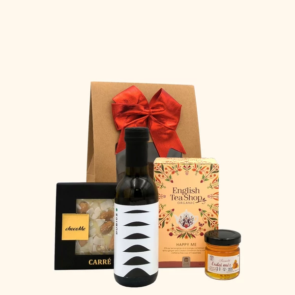 „Chateau Thé - White„ bor ajándékcsomag rendelés - ajándék házhozszállítás