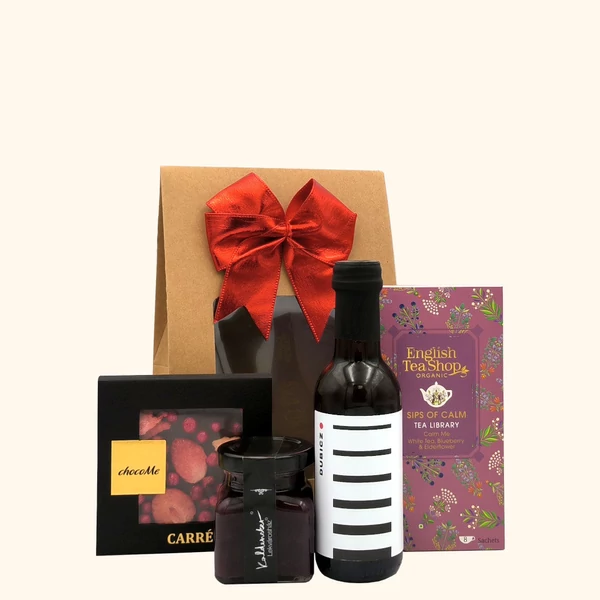 „Sips of Calm - Wine„ bor ajándékcsomag rendelés - ajándék házhozszállítás