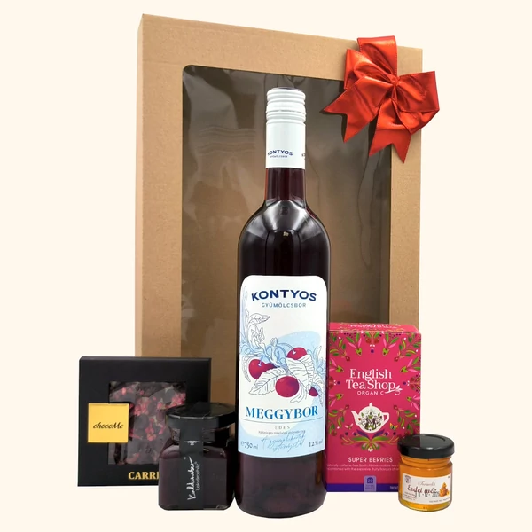 „Wildberry Honey„ gyümölcsbor ajándékcsomag rendelés - ajándék házhozszállítás