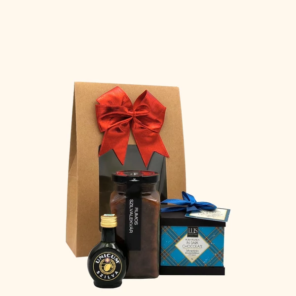 „Zwack Plum„ keserűlikőr ajándékcsomag rendelés - ajándék házhozszállítás