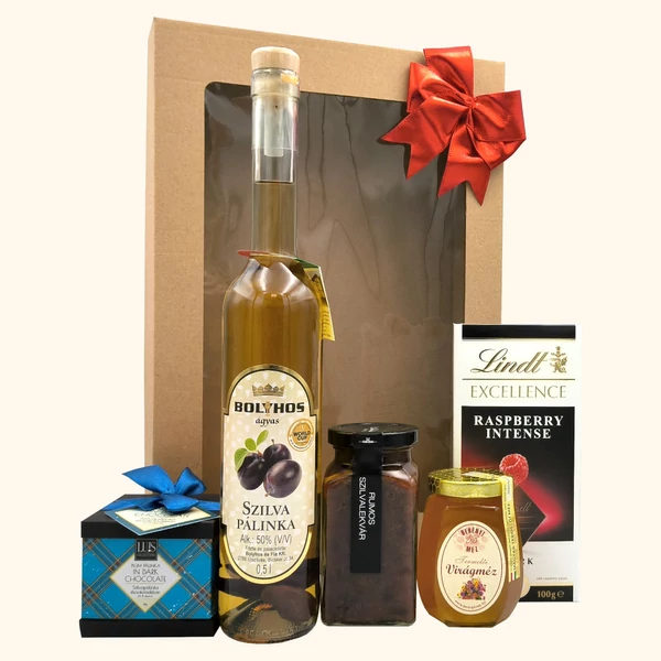 „Big Plum & Chocolate„ pálinka ajándékcsomag rendelés - ajándék házhozszállítás