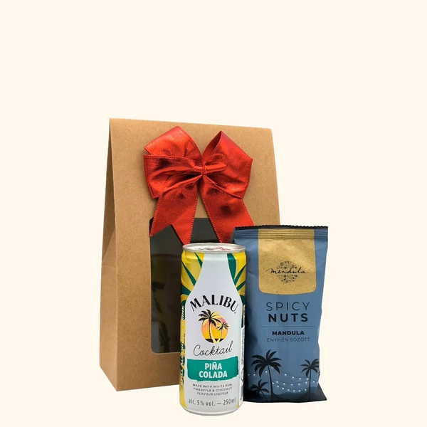 „Malibu Small Pack„ rum ajándékcsomag rendelés - ajándék házhozszállítás