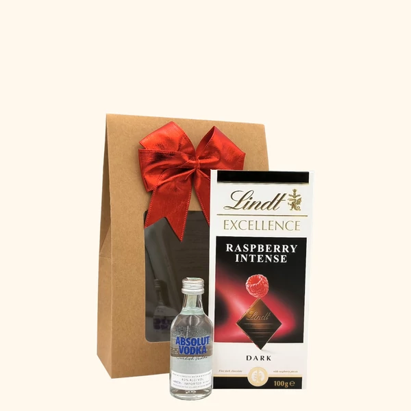 „Absolut Small Pack„ vodka ajándékcsomag rendelés - ajándék házhozszállítás