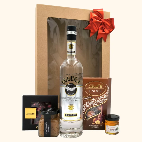 „Beluga Signature„ vodka ajándékcsomag rendelés - ajándék házhozszállítás